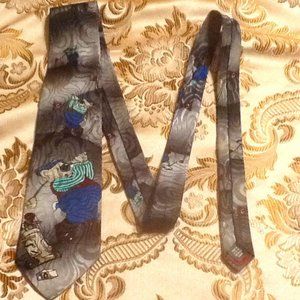 EUC Vintage Golf Day SPECIALITIES Necktie
